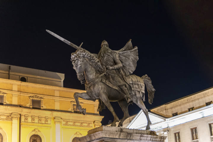 55 - Burgos - ciudad - monumento al Cid